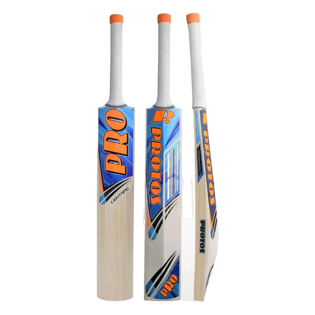 New Balance Protos Lightning English Willow Cricket Bat – Light Green Face