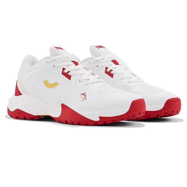 By Sachin Tendulkar Unisex All Rounder Cricket Shoes | Grip and Durability for All Cricket Turfs with Rubber Studs