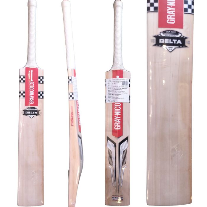 Gray Nicolls GNX 1000 Delta English Willow Cricket Bat (Standard Size Short Handle)