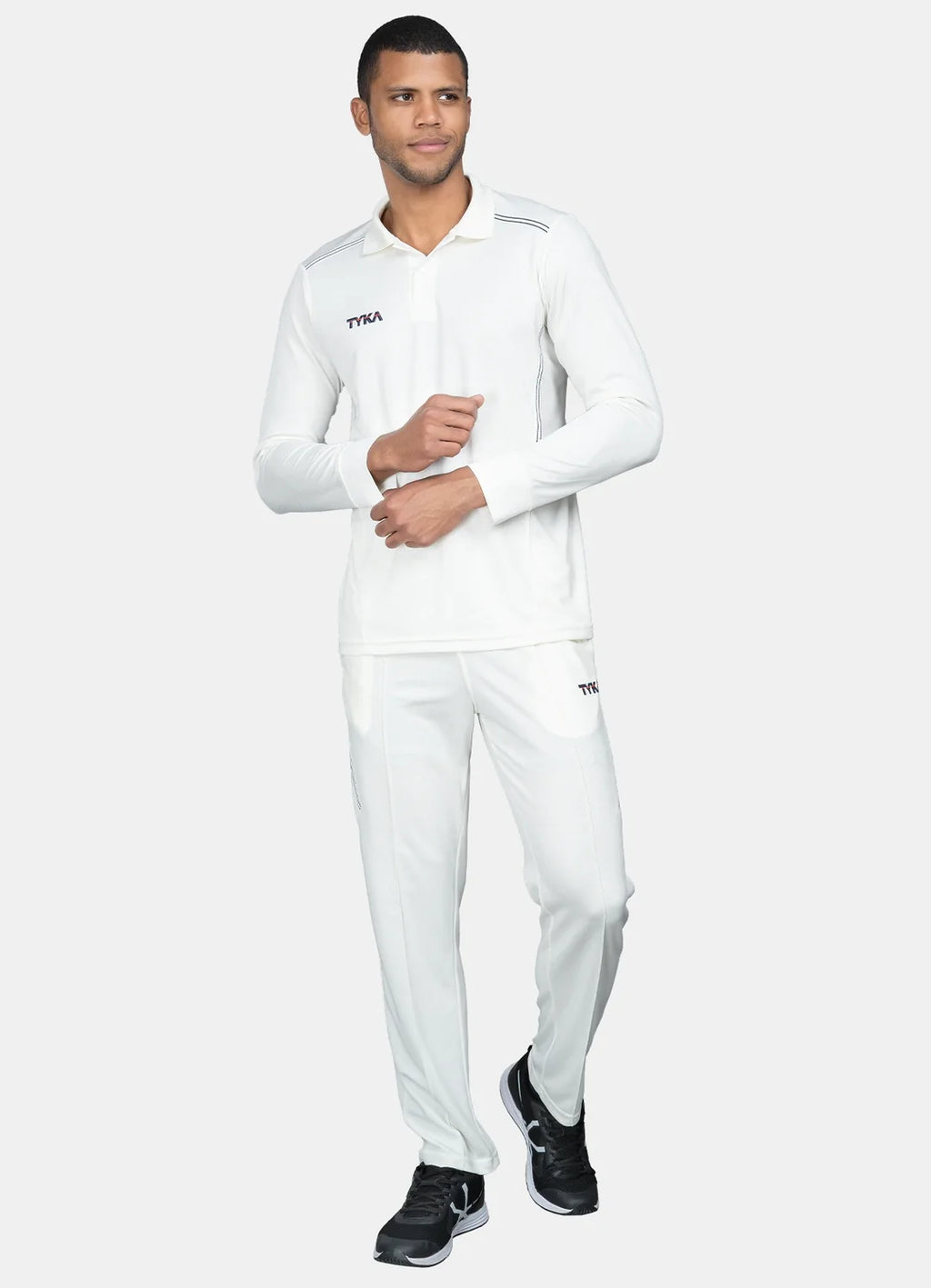 Tyka Prima Cricket T Shirt Full Sleeve Off White