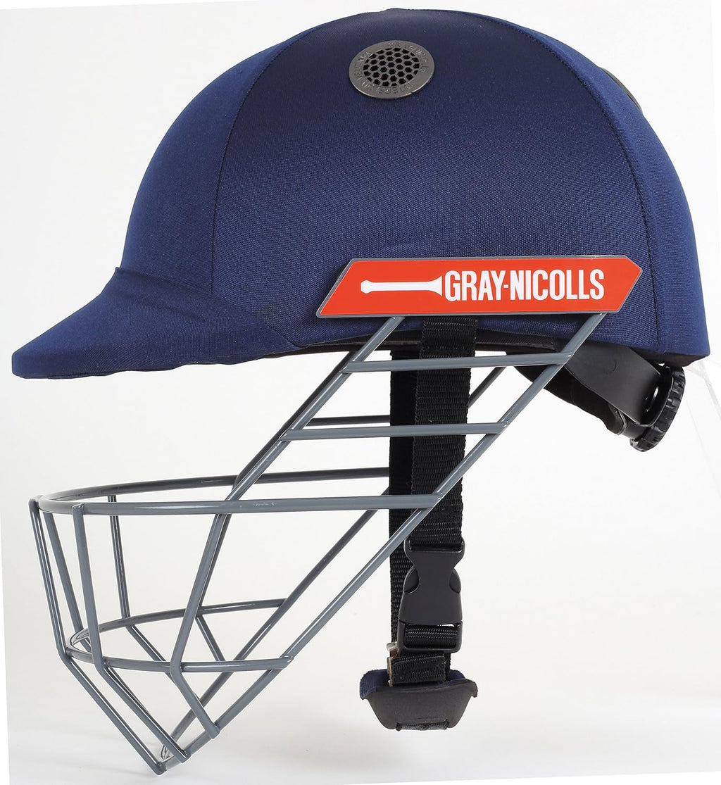 Gray Nicolls Atomic Cricket Helmet - Adult Medium (Navy)